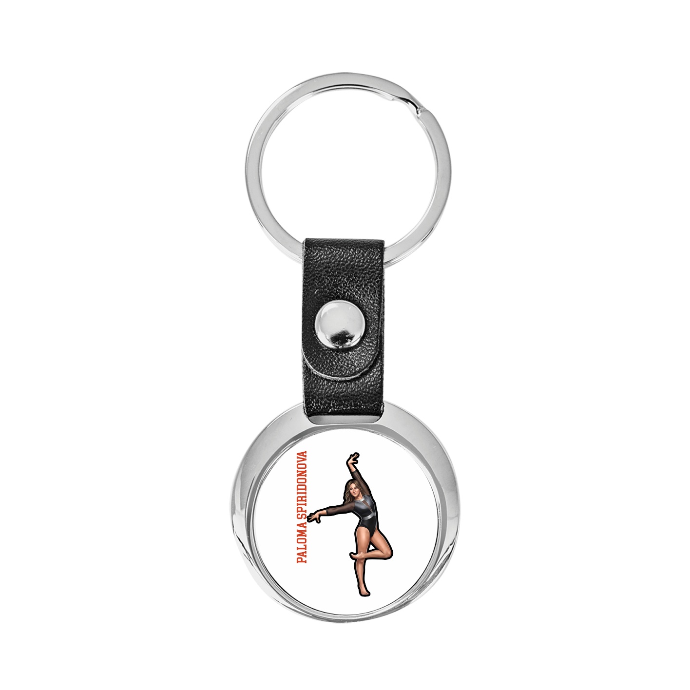 Key Chain — Name Vertical in Classic