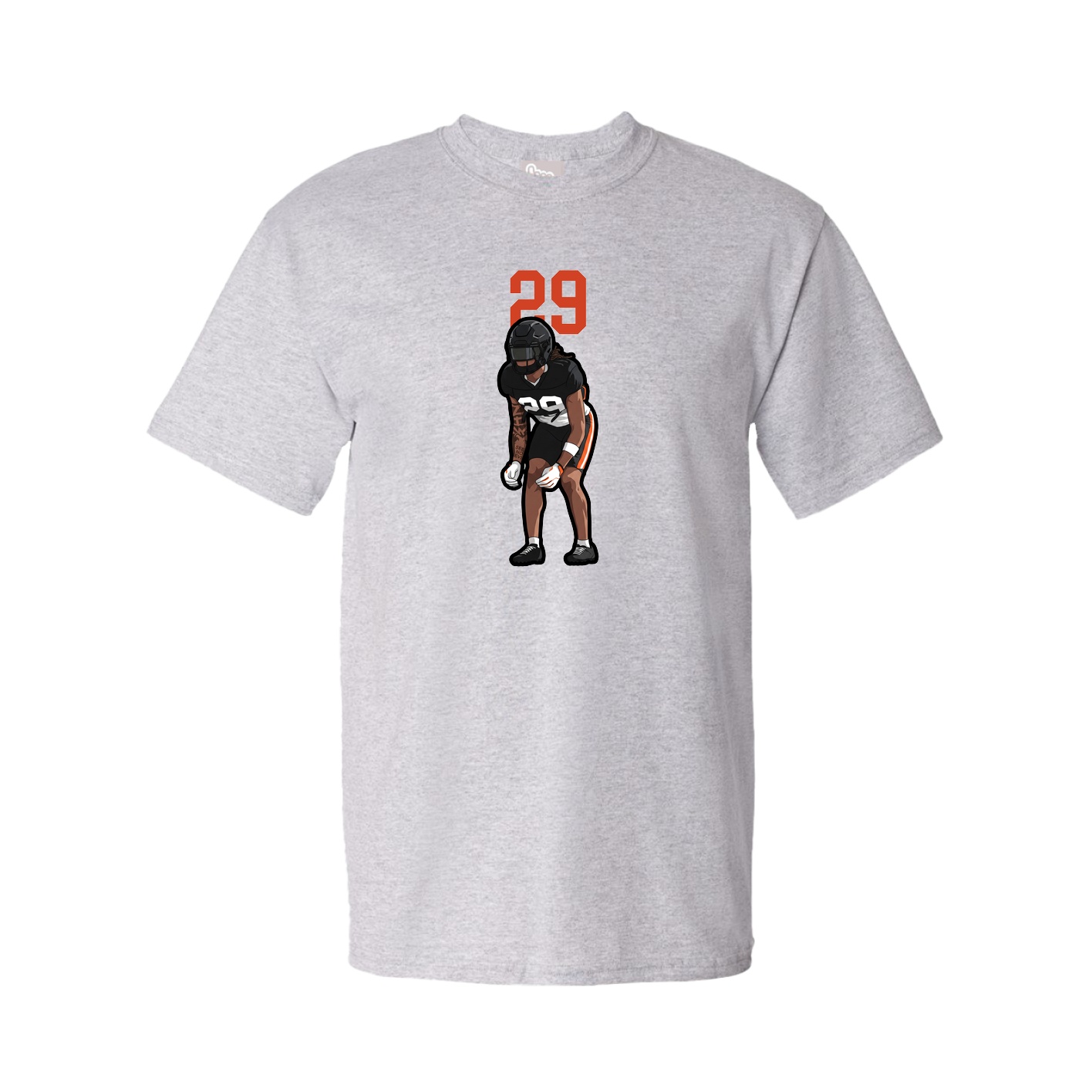 Tee — Number Top in Grey