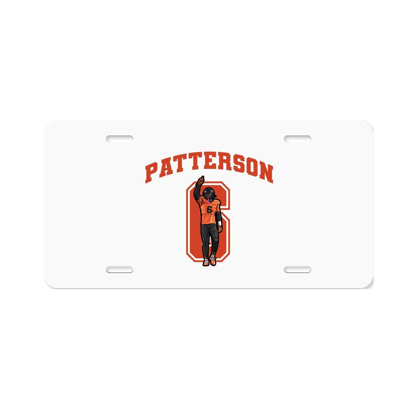 License Plate — Number in Classic