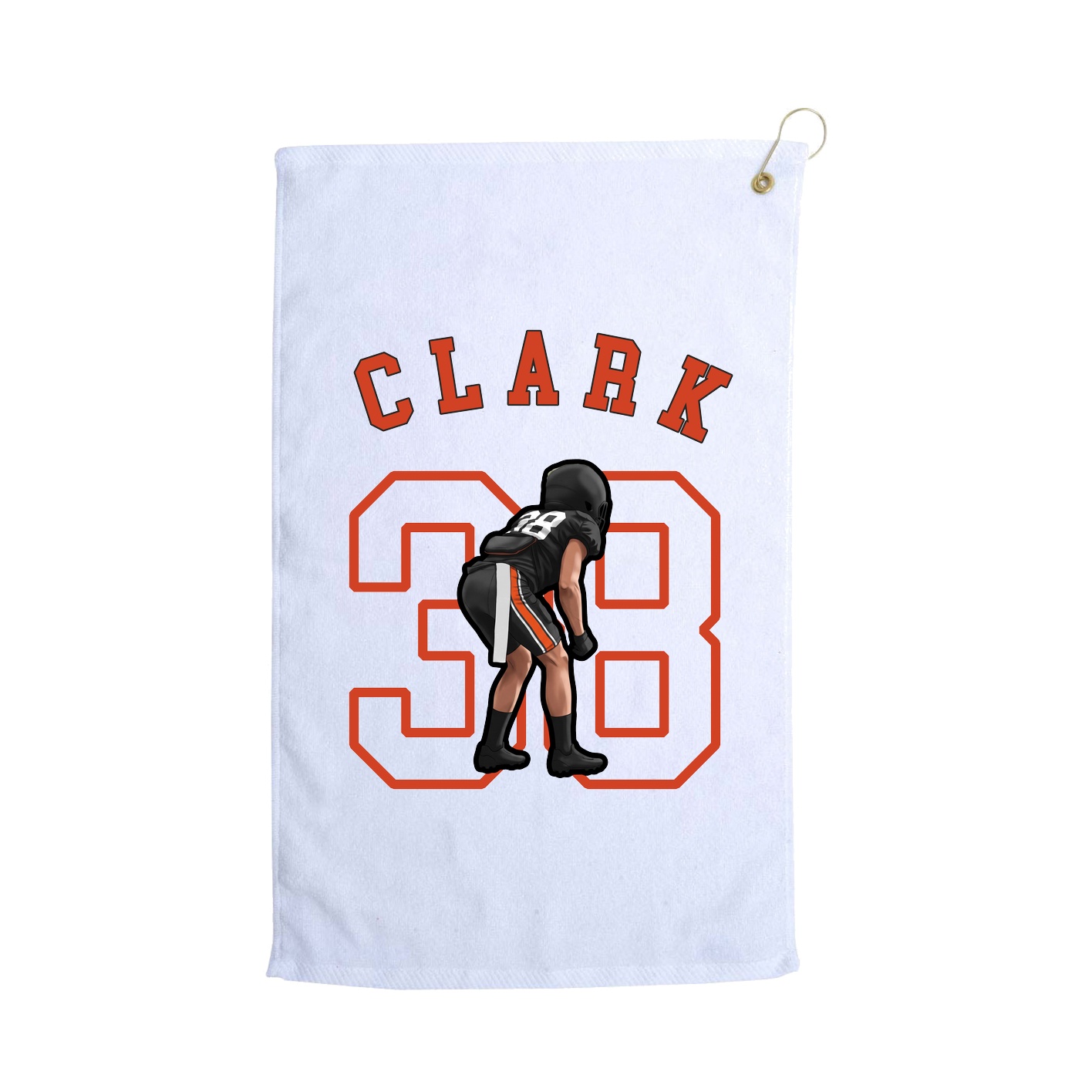 Golf Towel — Shirsey Arch in White