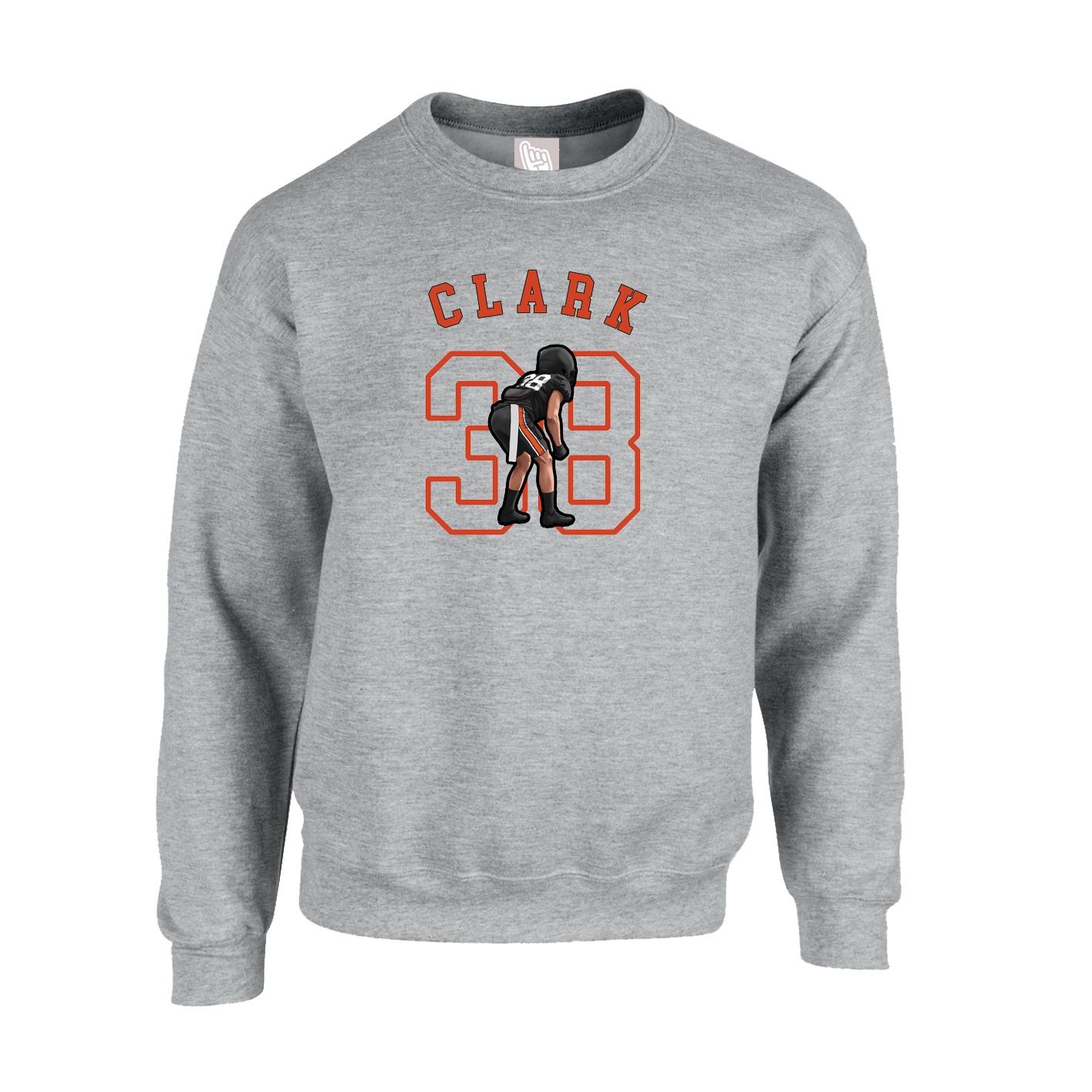 Fleece Crew — Shirsey Arch in Grey
