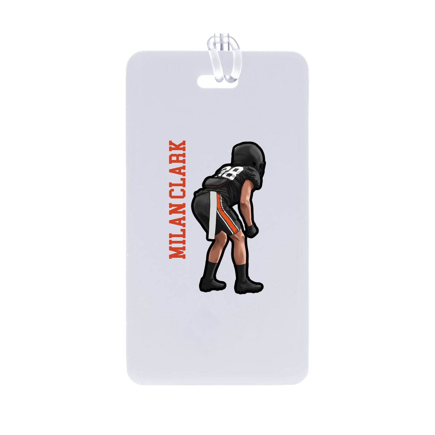 Bag Tag — Name Vertical in Classic