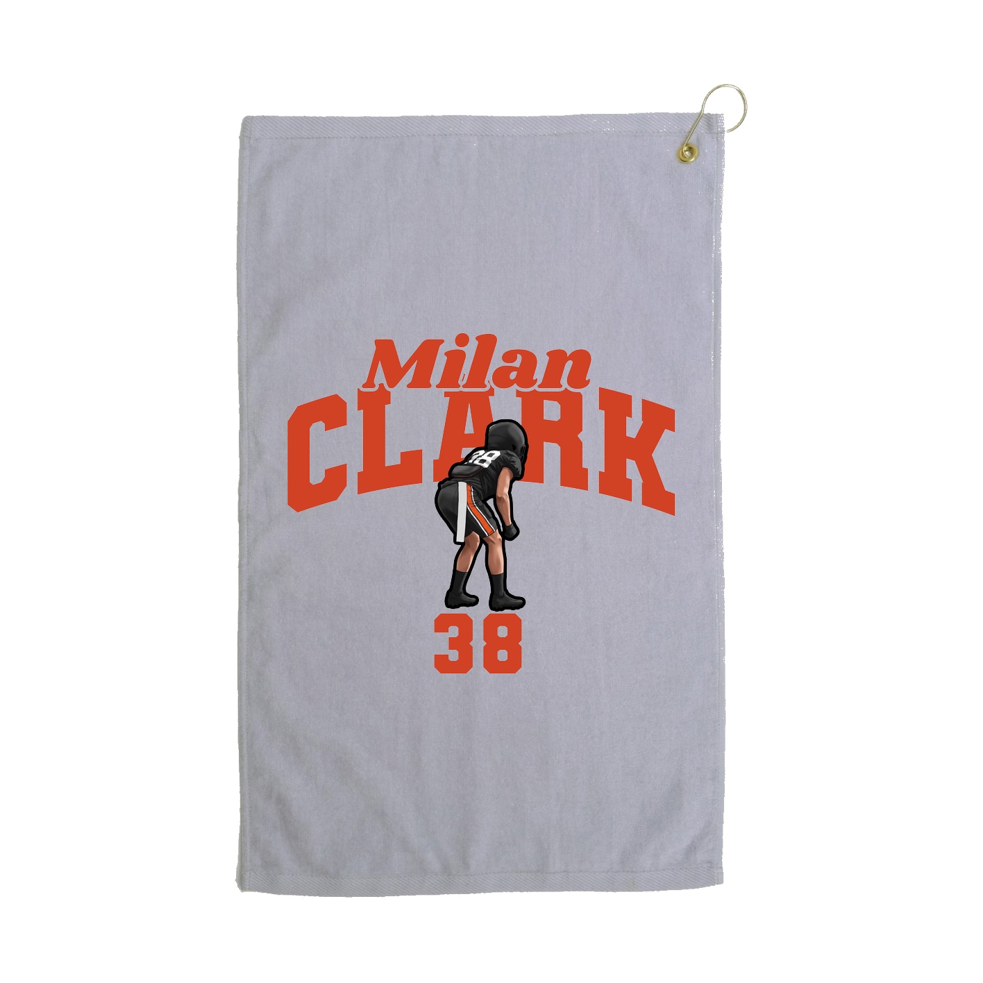 Golf Towel — Signature Arch in Grey