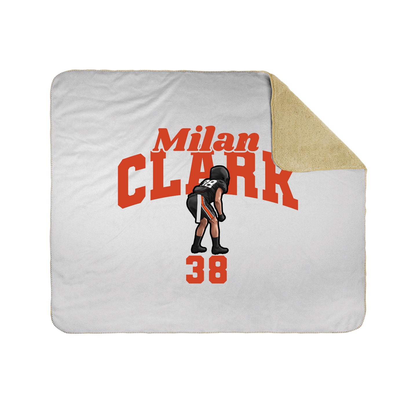 Throw Blanket — Signature Arch in White