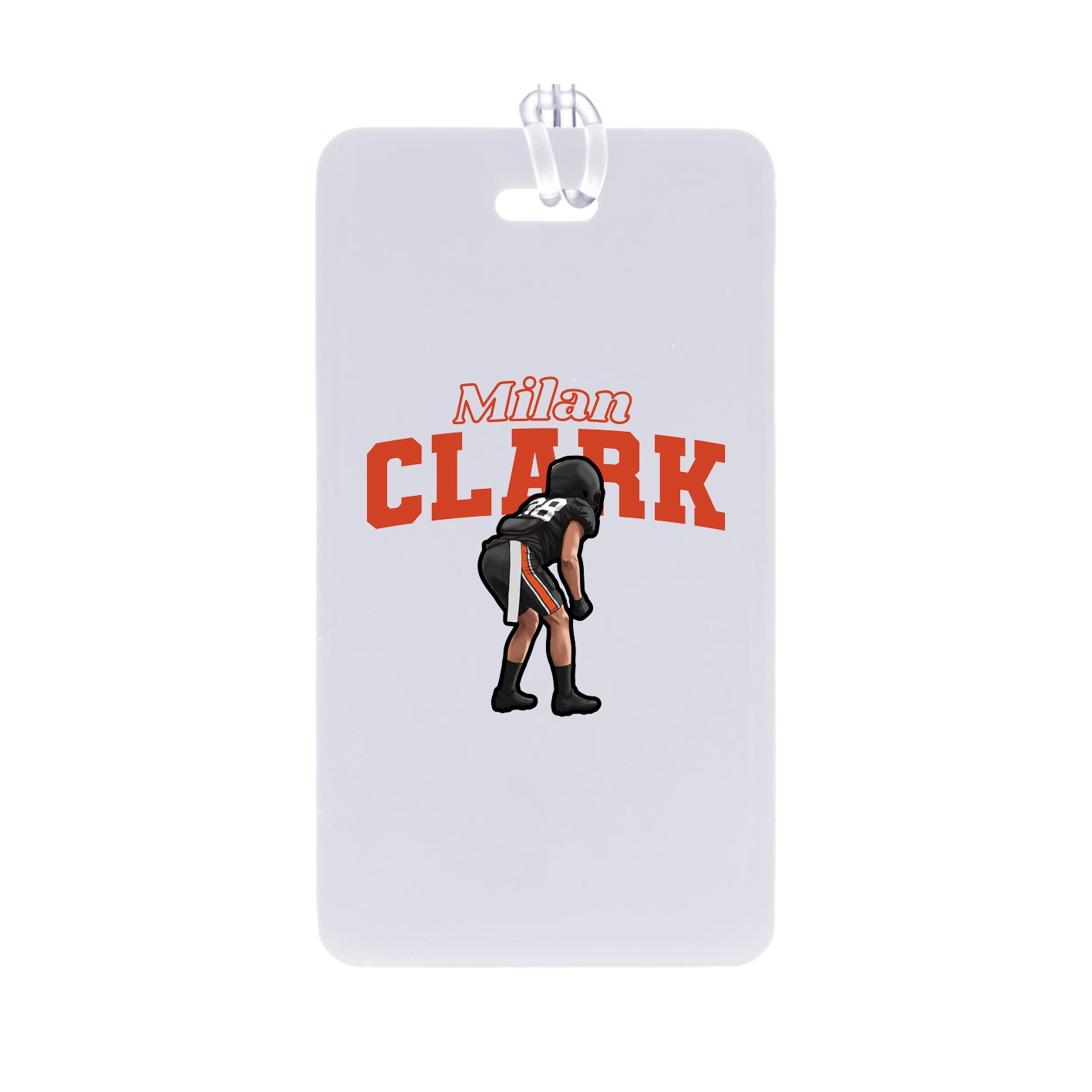 Bag Tag — Name Arch in Classic
