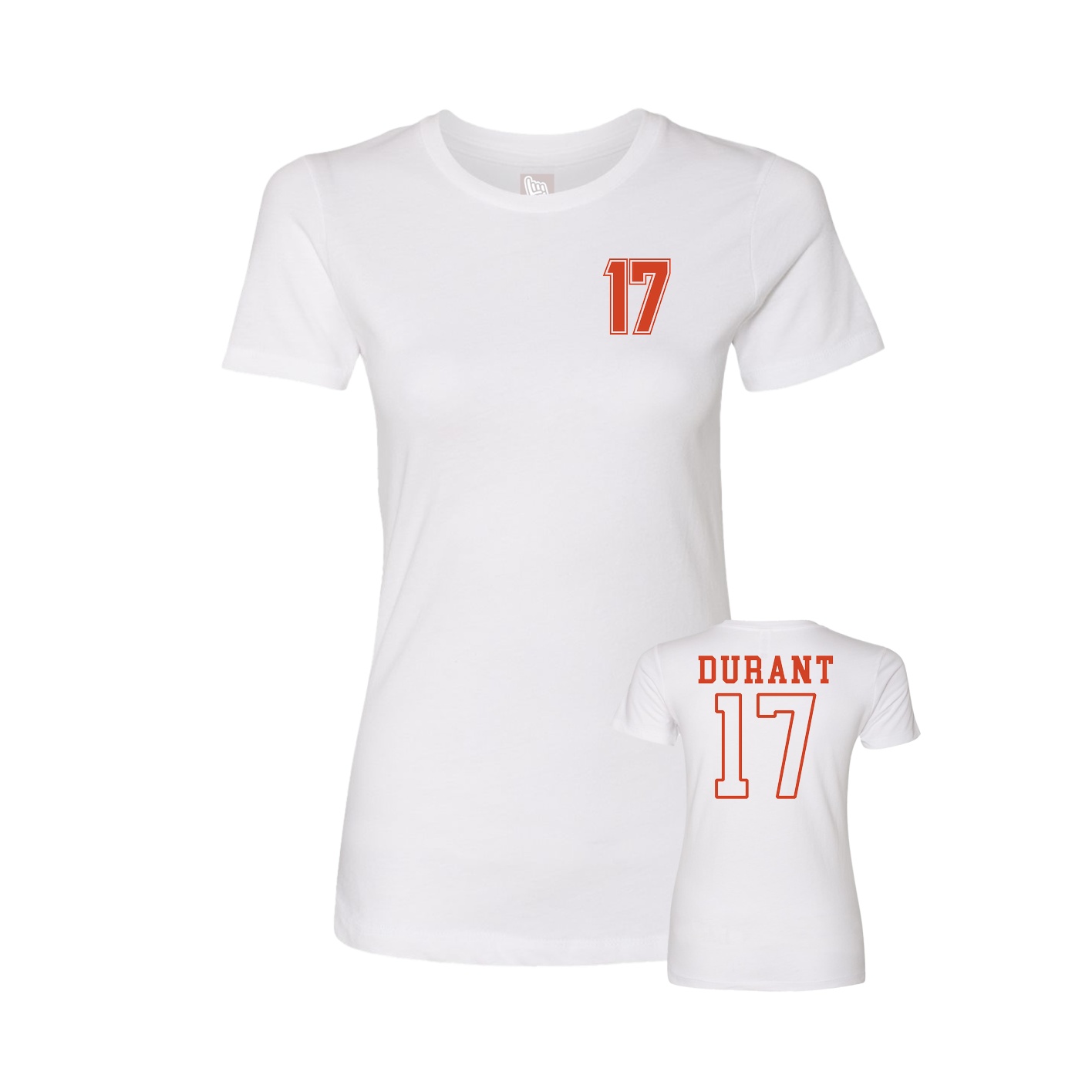 Womens Tee — Chest Back in White