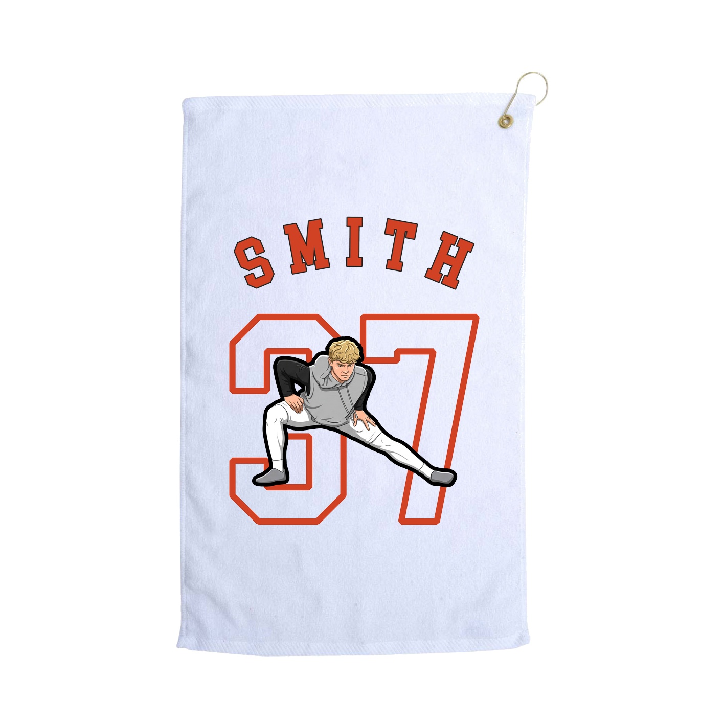 Golf Towel — Shirsey Arch in White