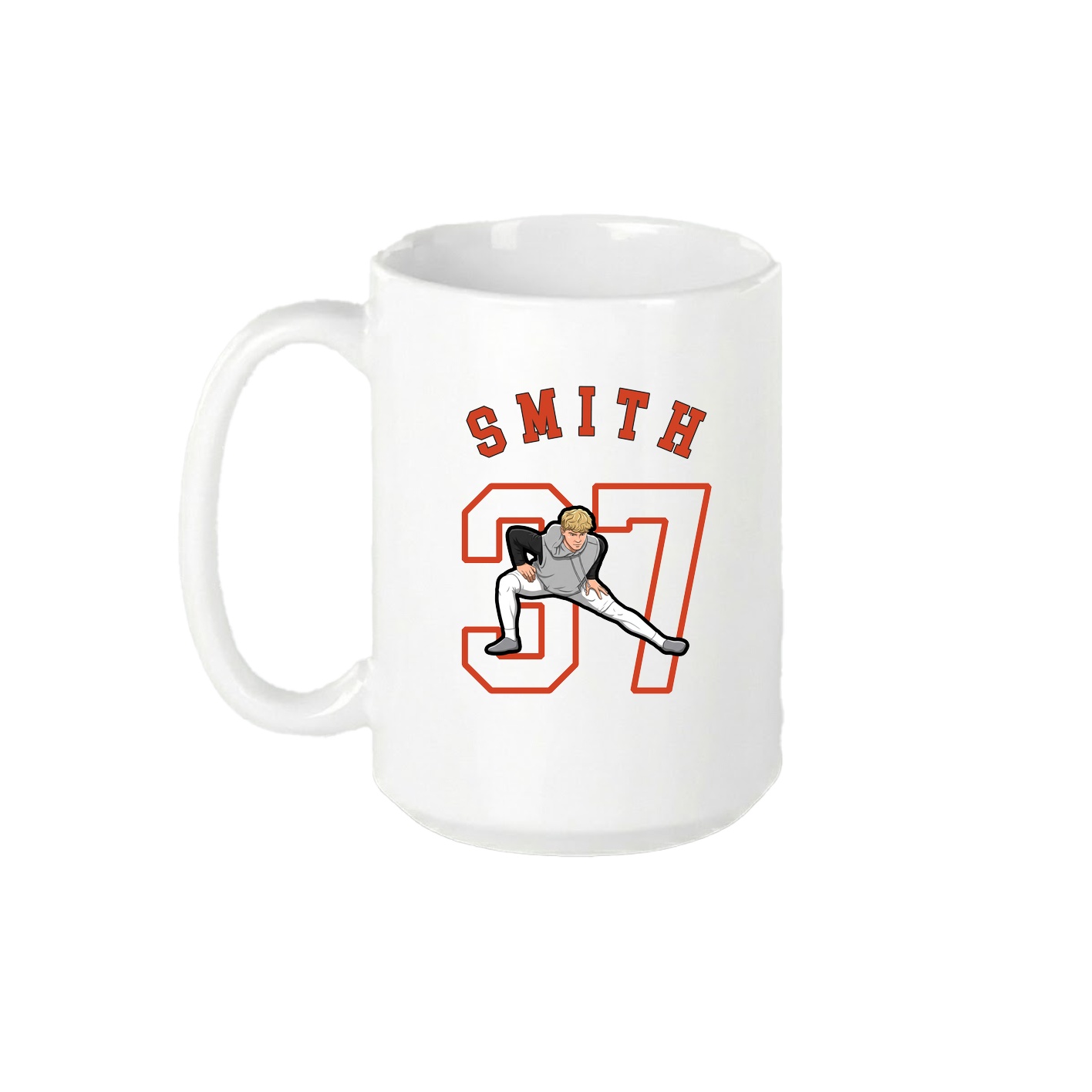 15oz Coffee Mug — Shirsey Arch in White