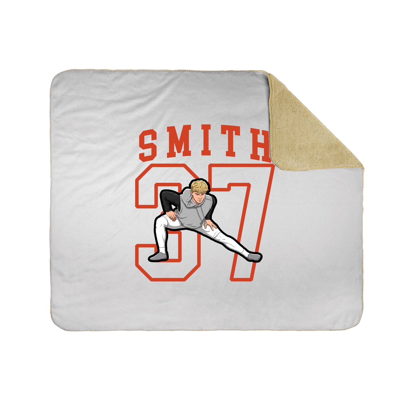 Throw Blanket — Shirsey in White