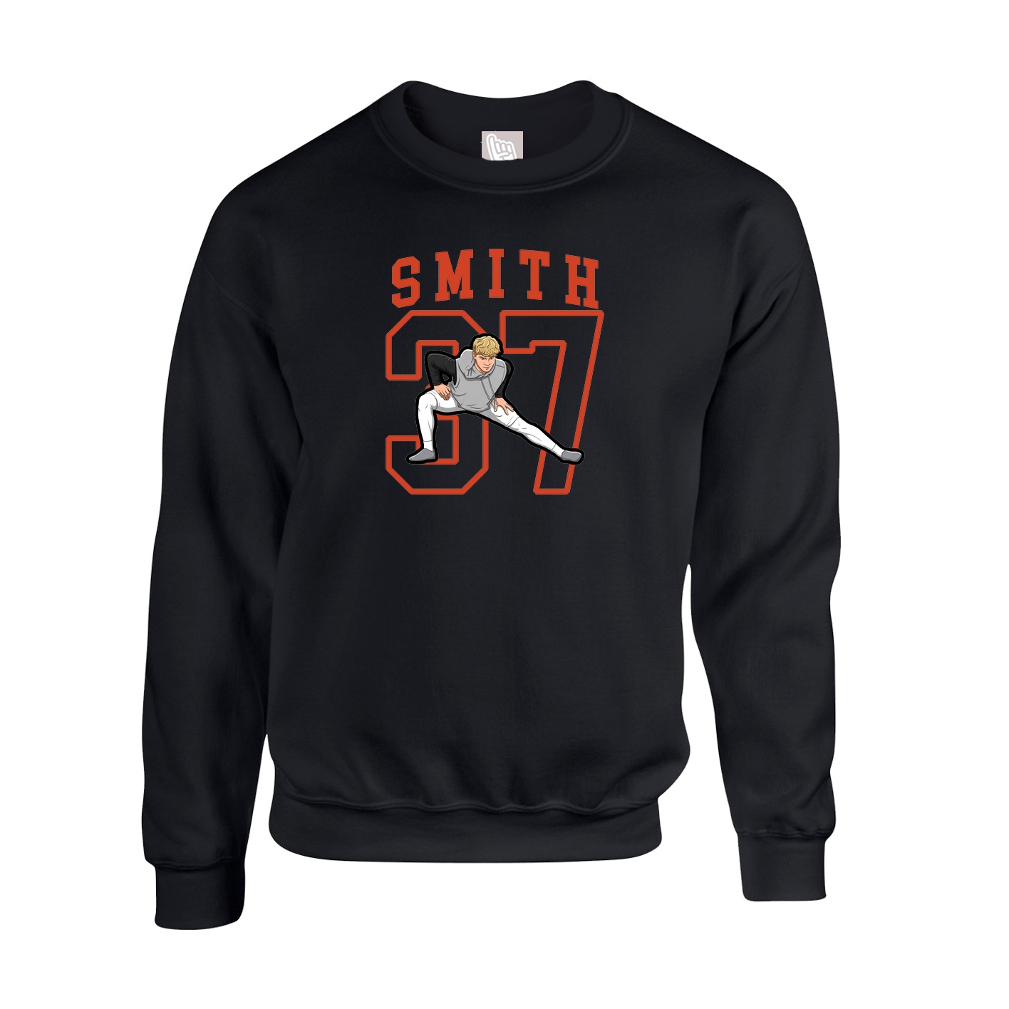 Fleece Crew — Shirsey in Black