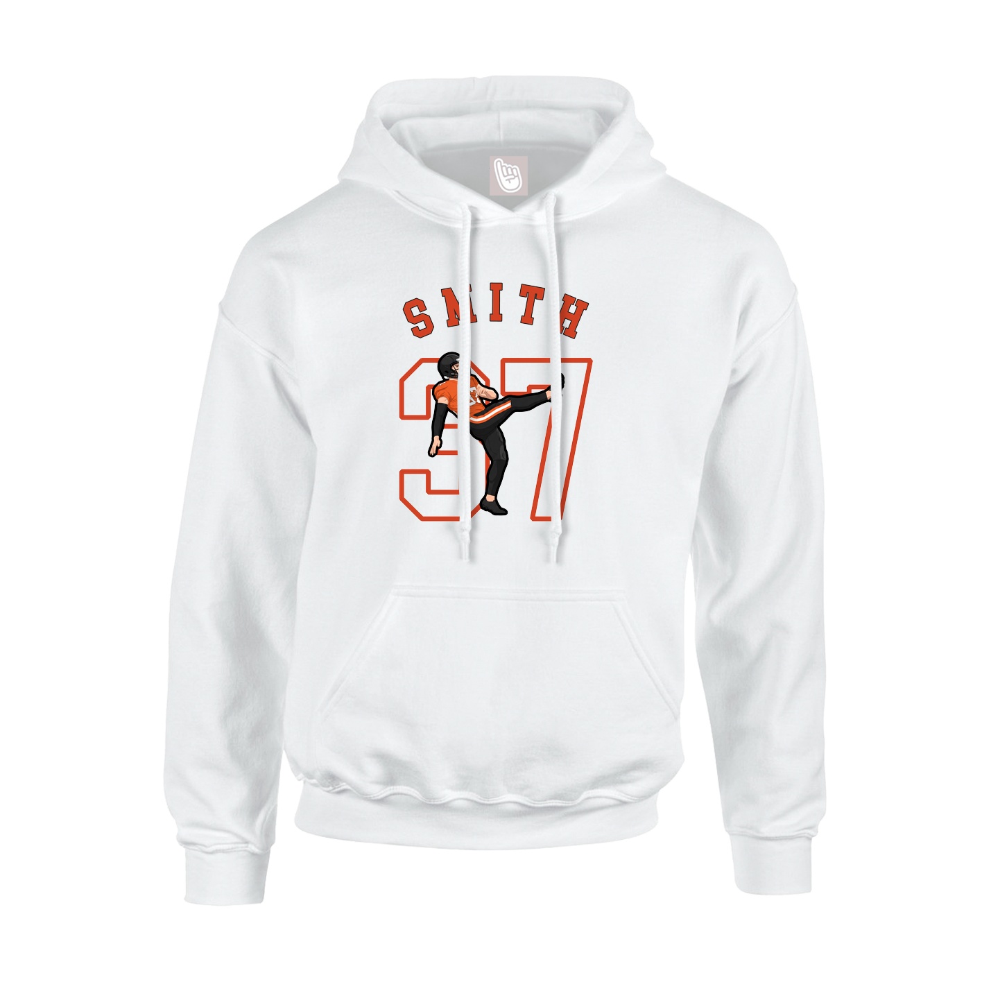 Hoodie — Shirsey Arch in White
