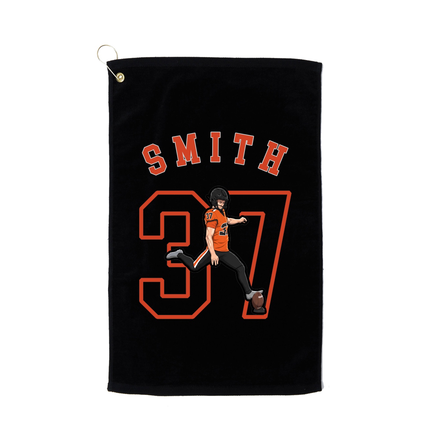 Golf Towel — Shirsey Arch in Black