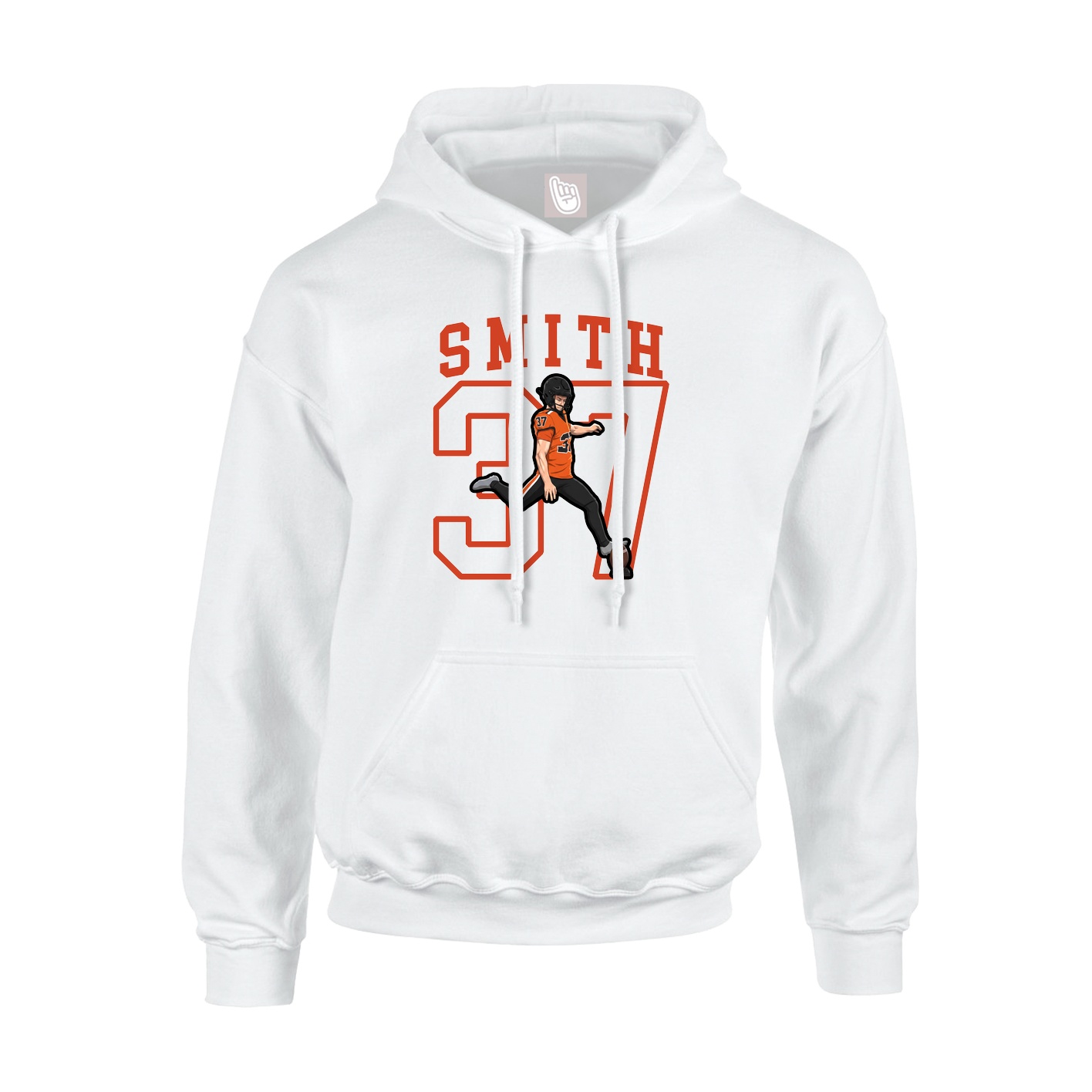 Hoodie — Shirsey in White