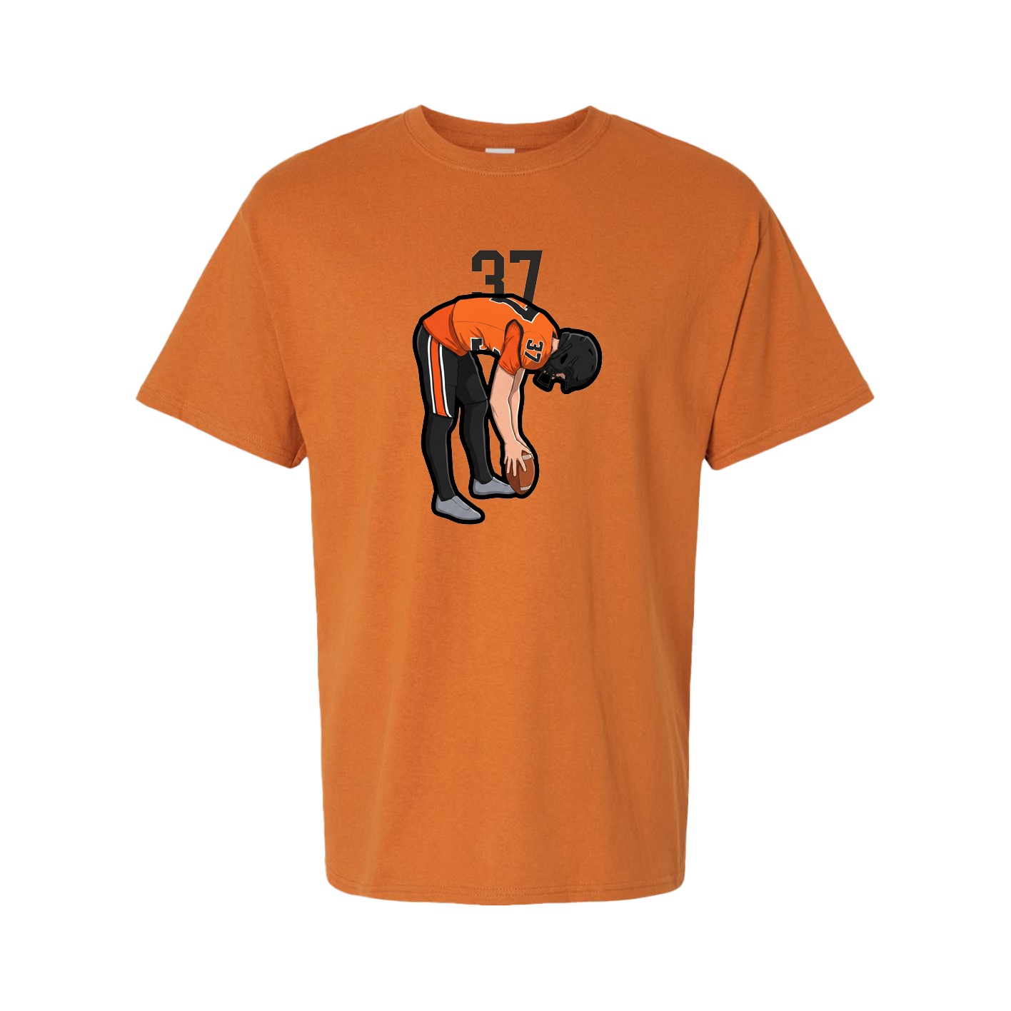 Tee — Number Top in Orange