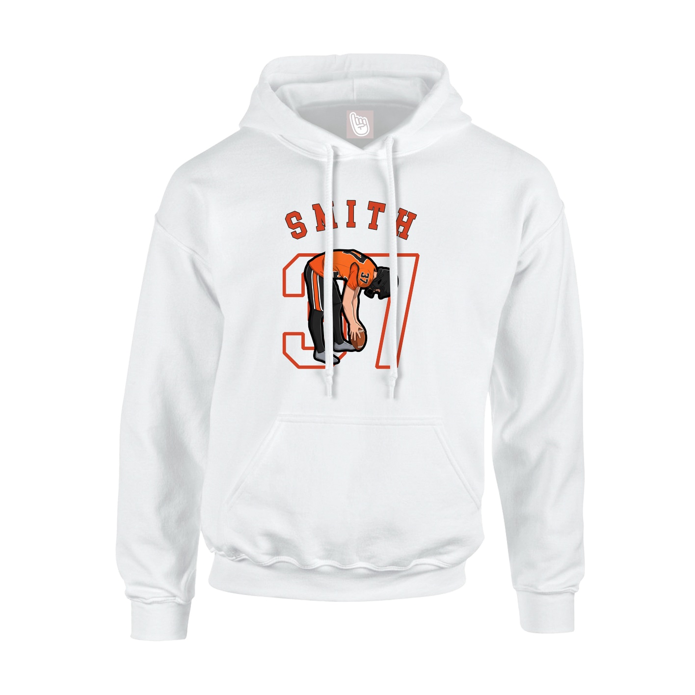 Hoodie — Shirsey Arch in White