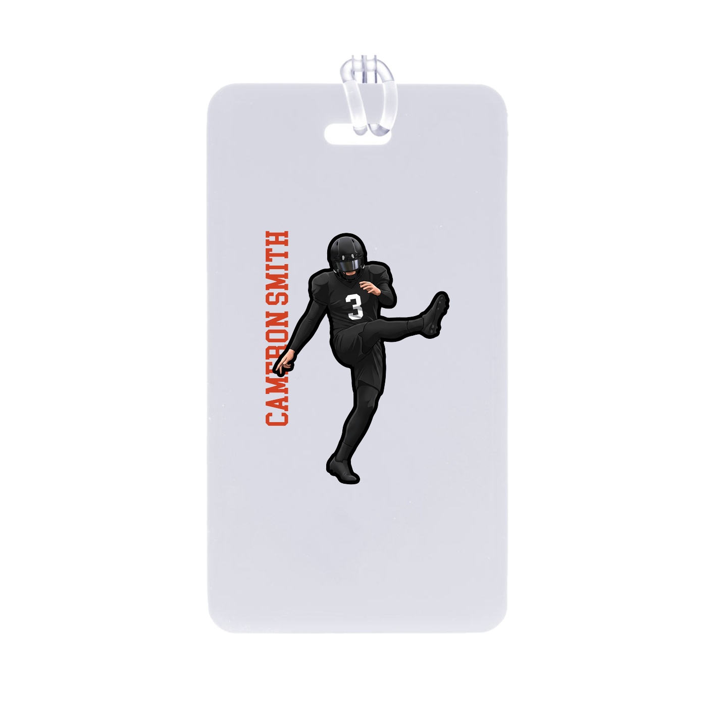 Bag Tag — Name Vertical in Classic