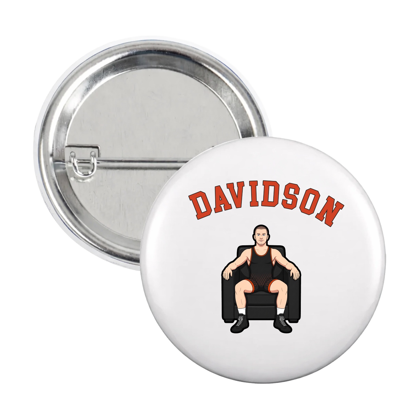 Game Day Button — Shirsey Arch in White