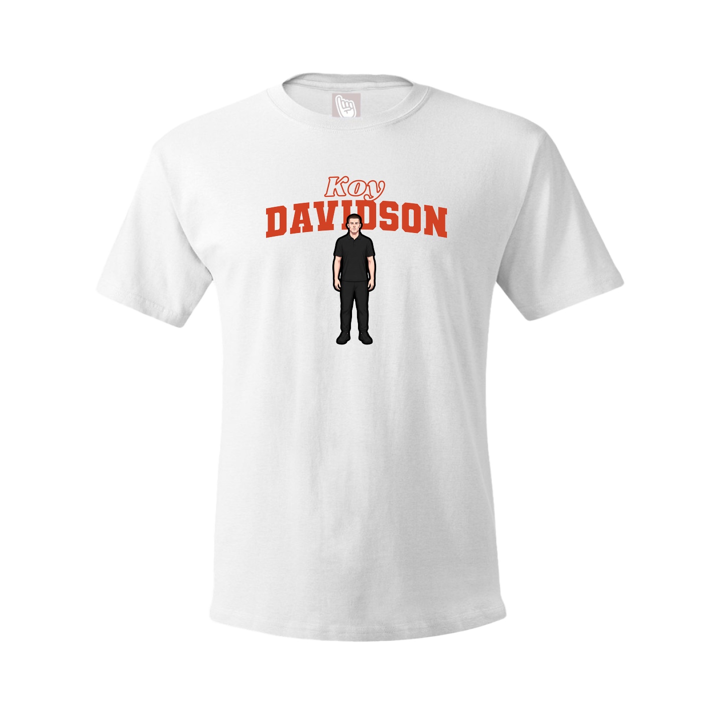 Tee — Name Arch in White