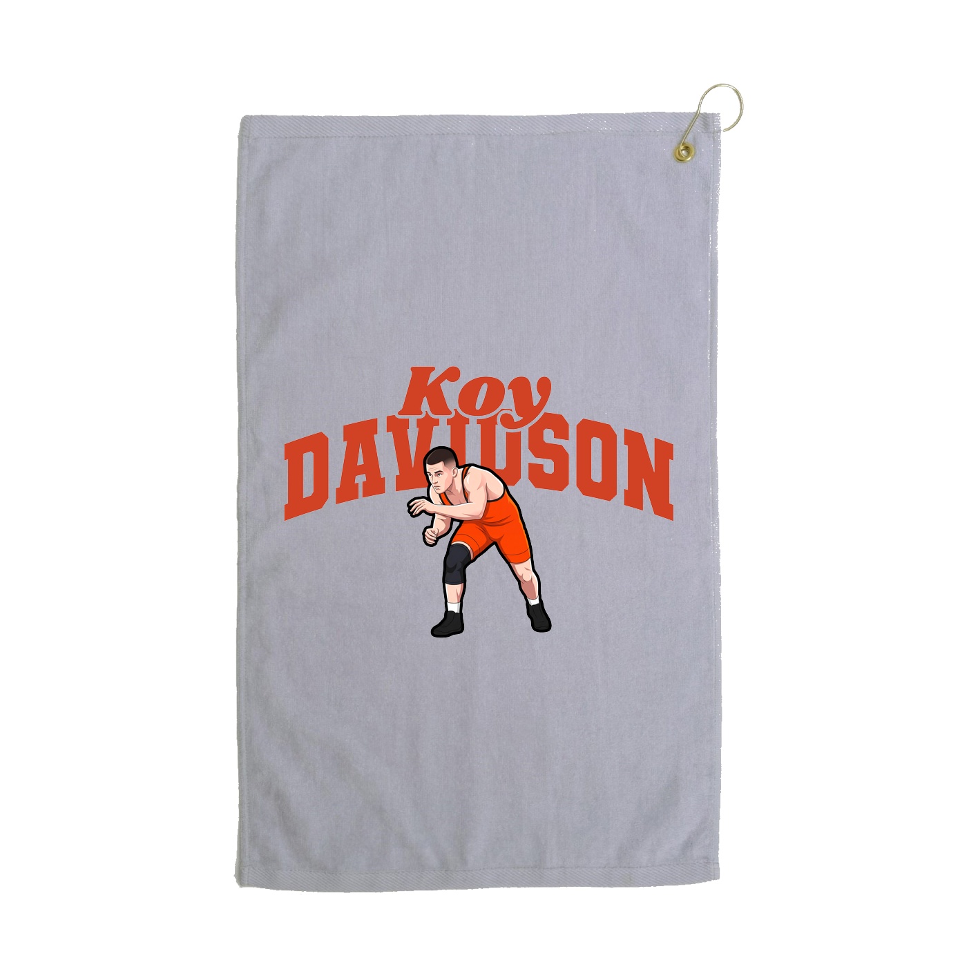 Golf Towel — Signature Arch in Grey
