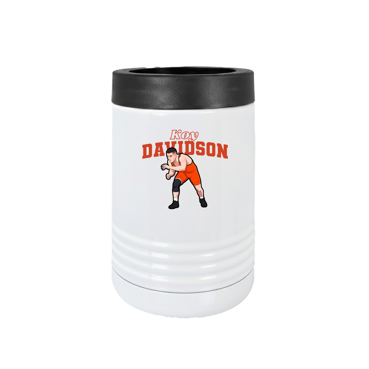 Beverage Holder — Name Arch in White
