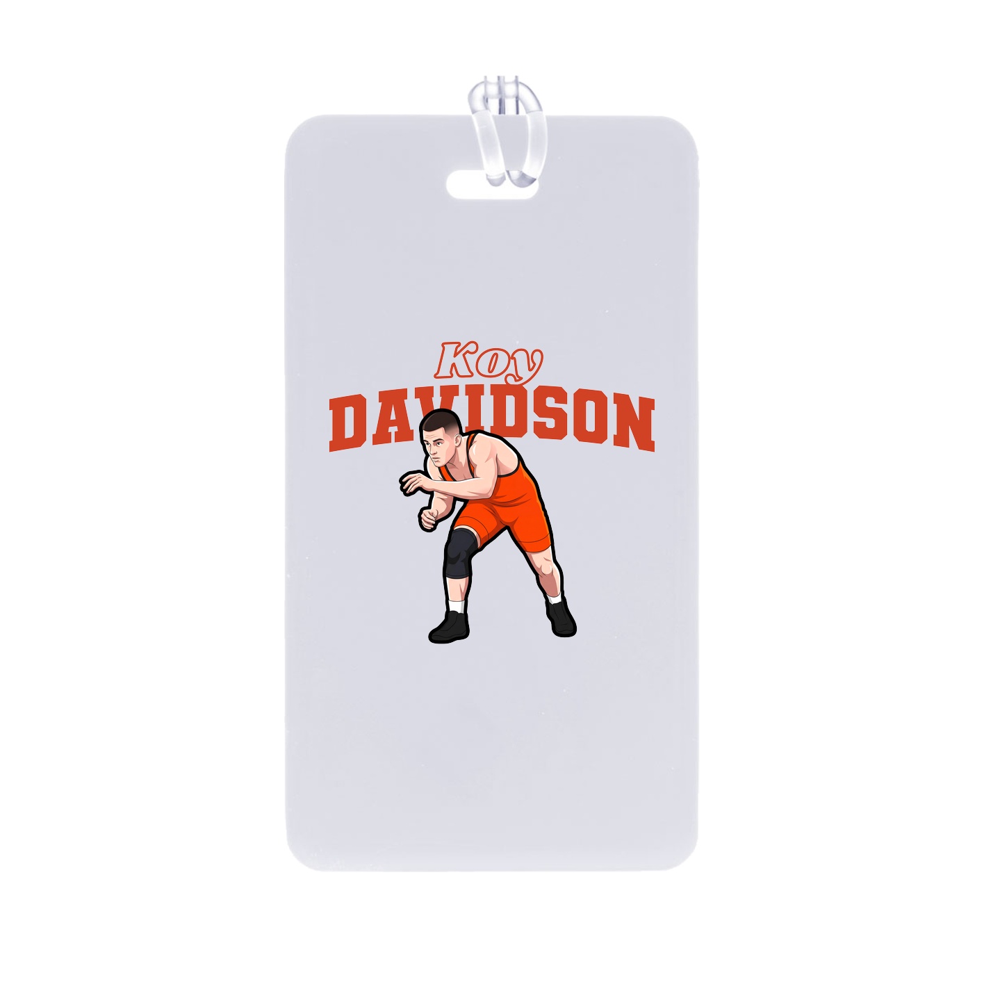 Bag Tag — Name Arch in Classic
