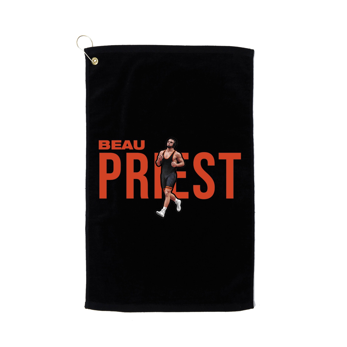 Golf Towel — Player Name in Black