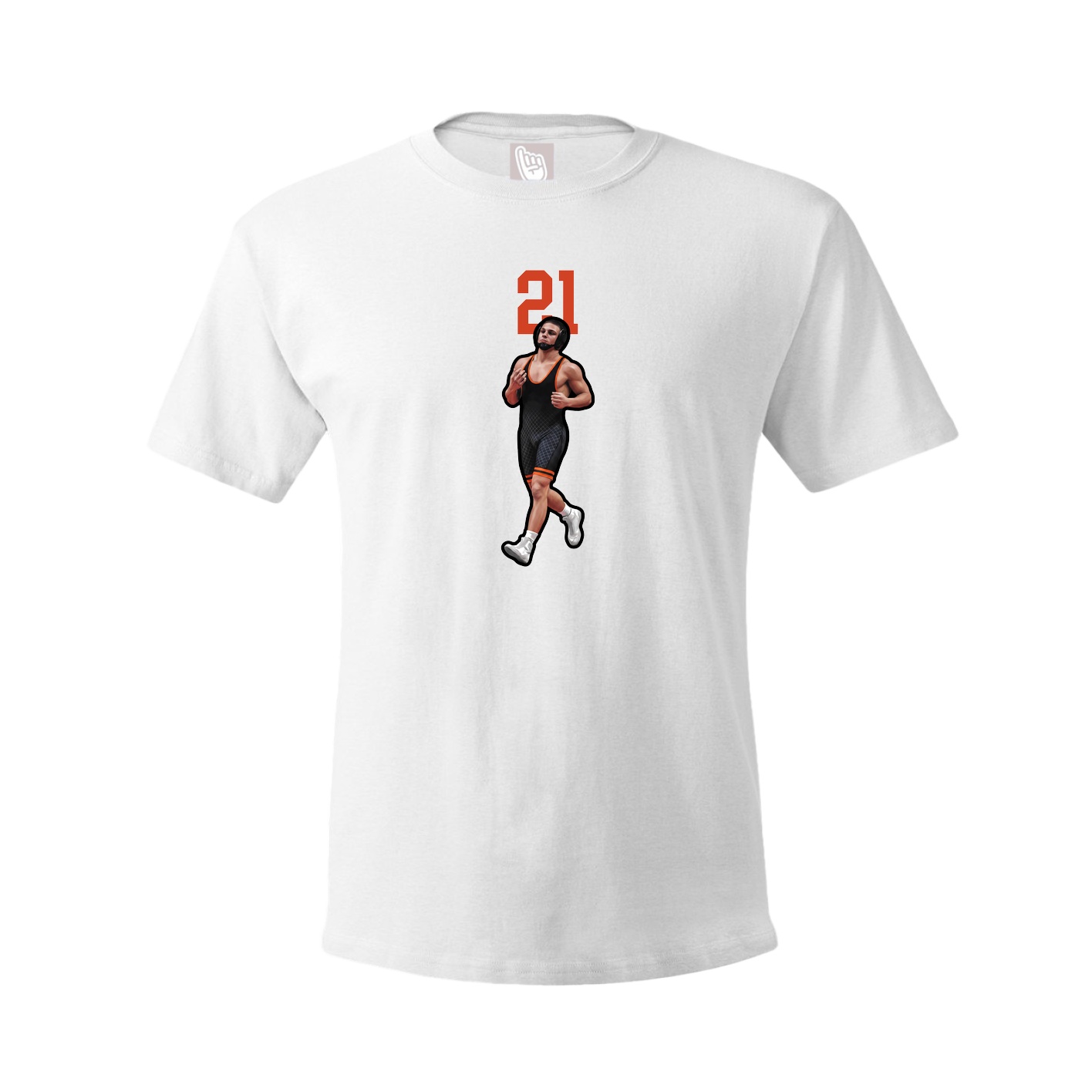 Tee — Number Top in White
