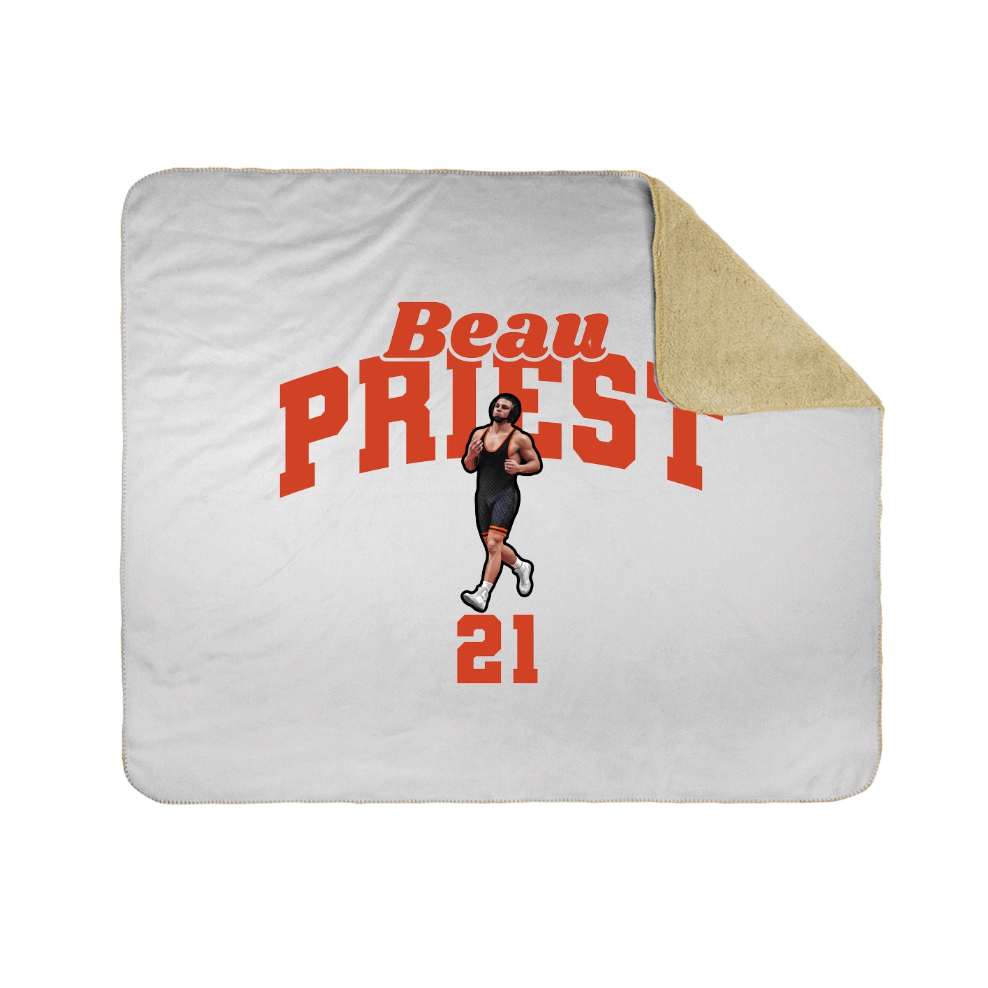 Throw Blanket — Signature Arch in White