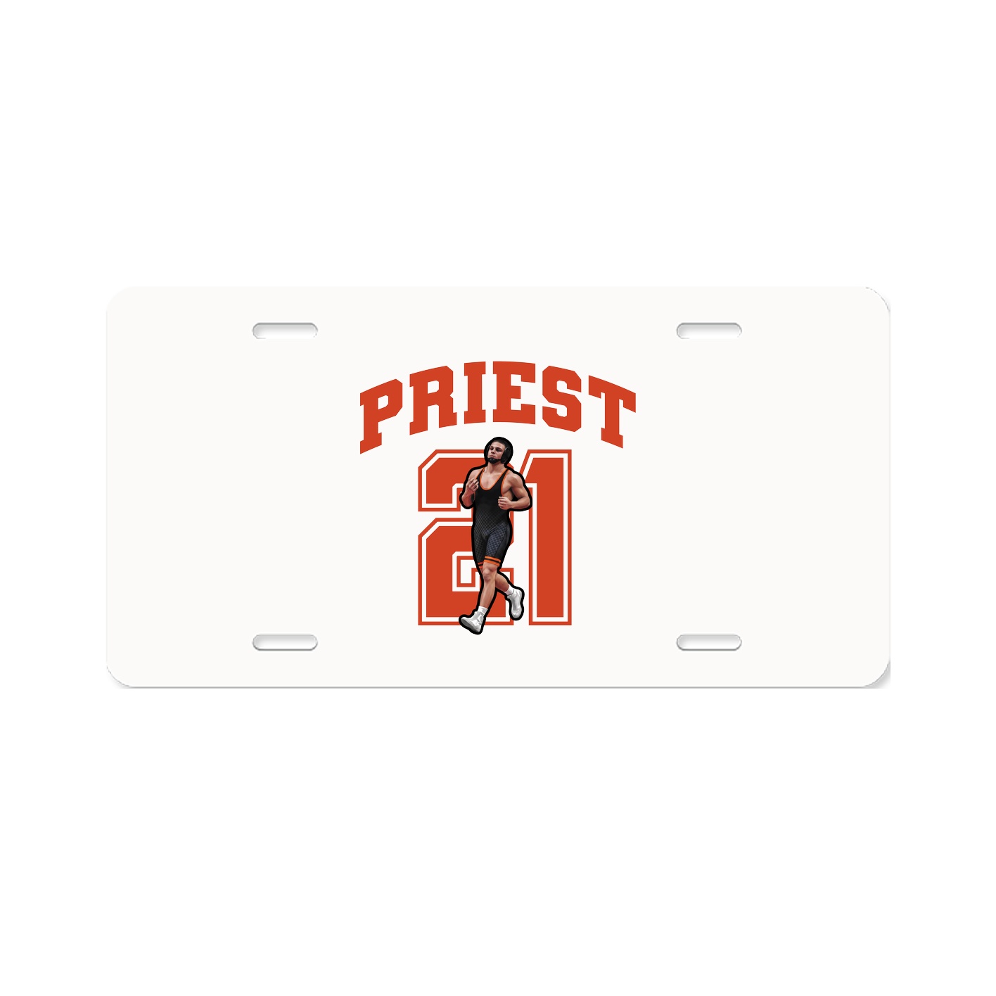 License Plate — Number in Classic