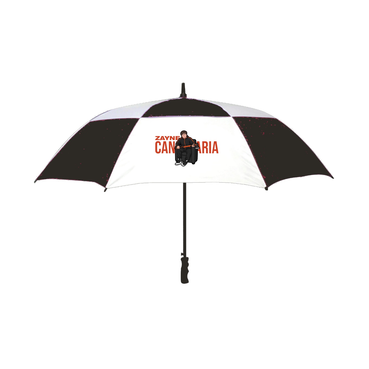 Golf Umbrella — Player Name in Black