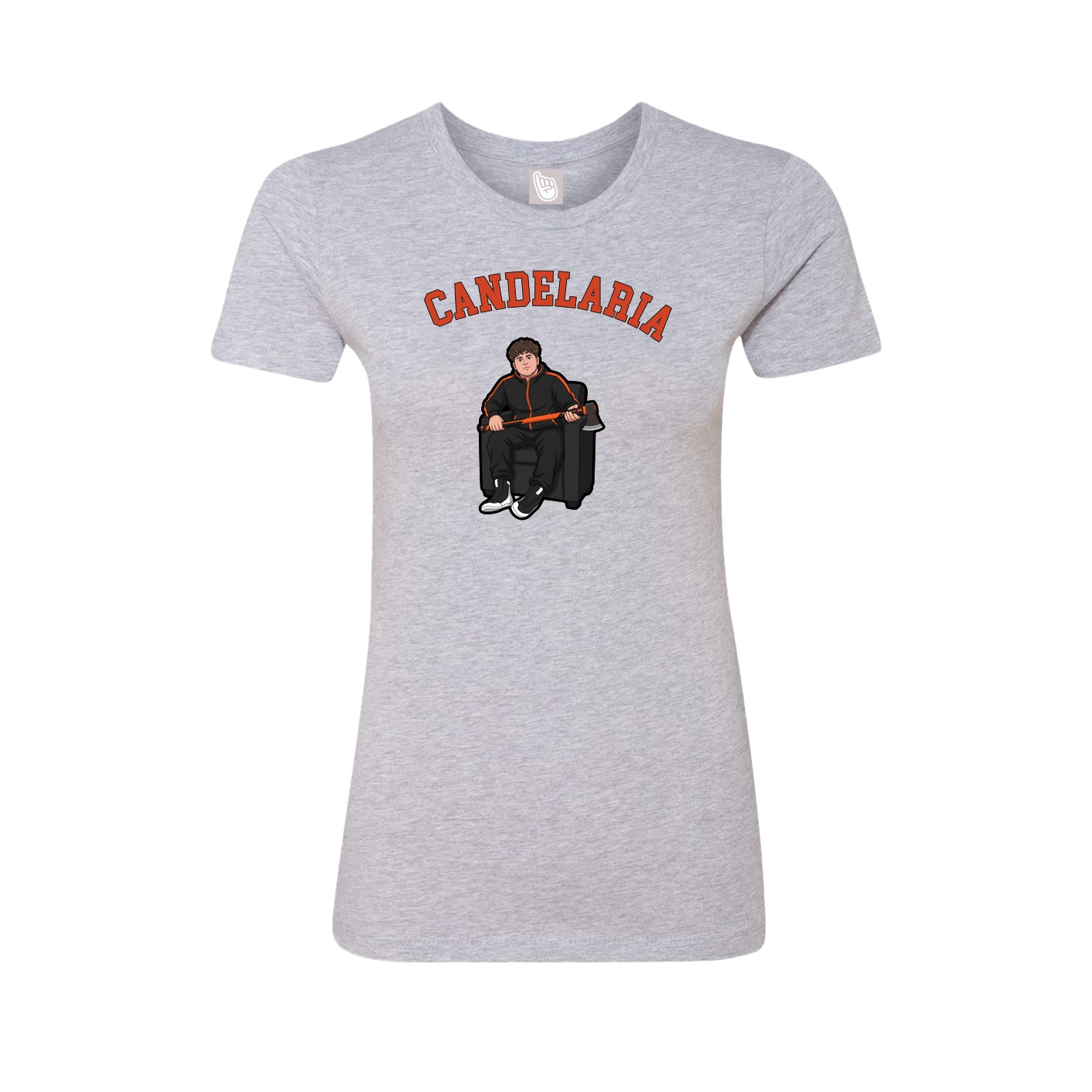 Fitted Women's Tee — Shirsey Arch in Grey