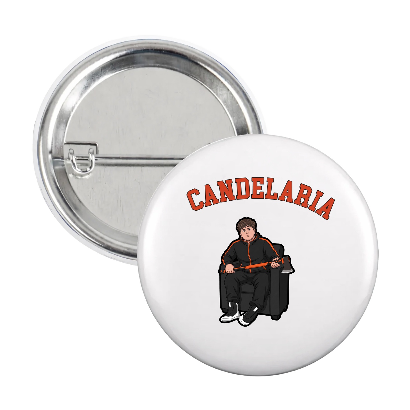 Game Day Button — Shirsey Arch in White