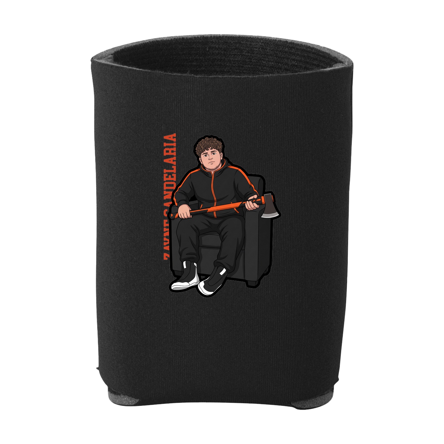 Can Holder — Name Vertical in Black