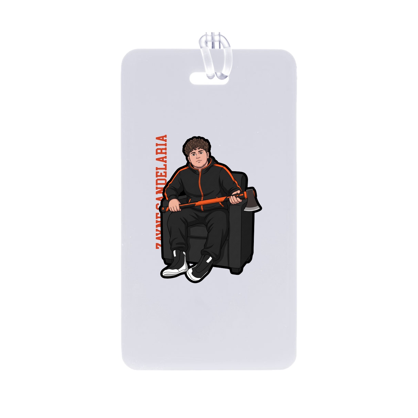 Bag Tag — Name Vertical in Classic