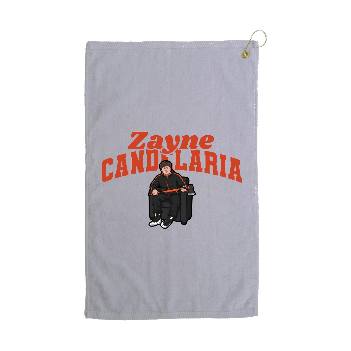 Golf Towel — Signature Arch in Grey