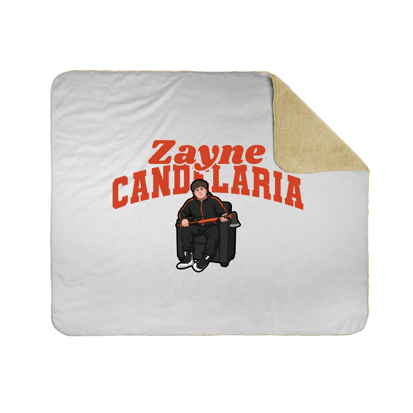 Throw Blanket — Signature Arch in White