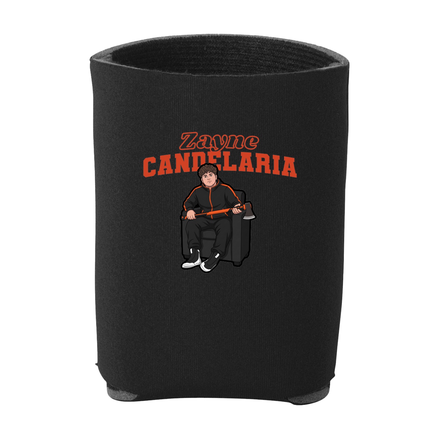 Can Holder — Name Arch in Black