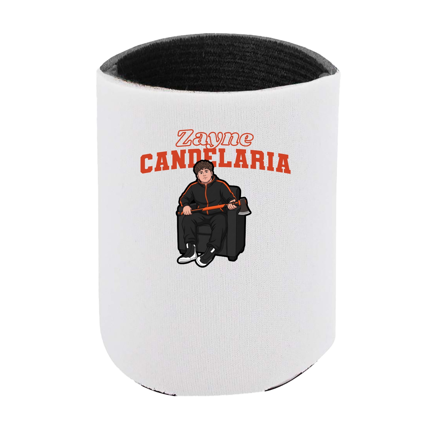 Can Holder — Name Arch in White