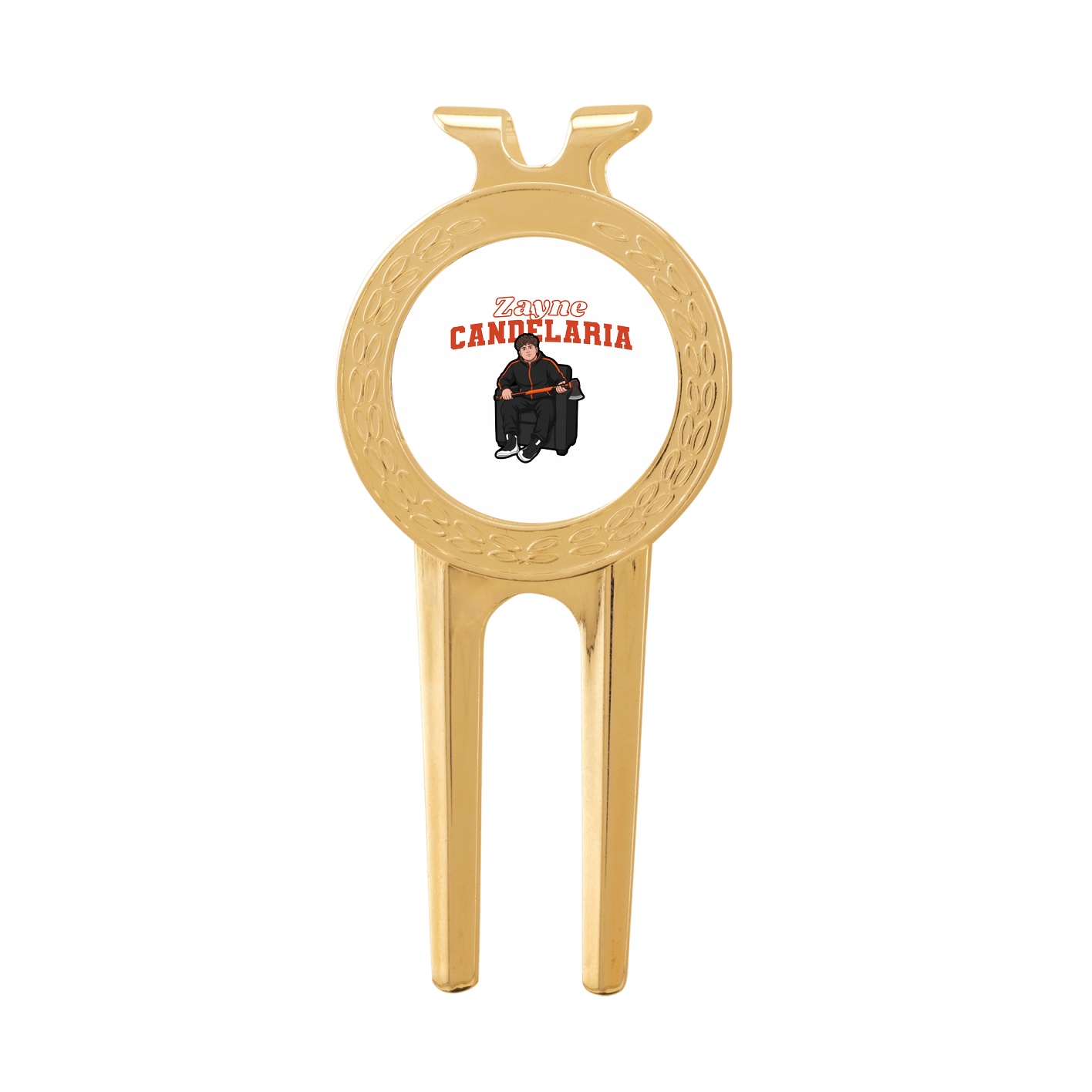 Divot Tool with Ball Marker — Name Arch in Classic
