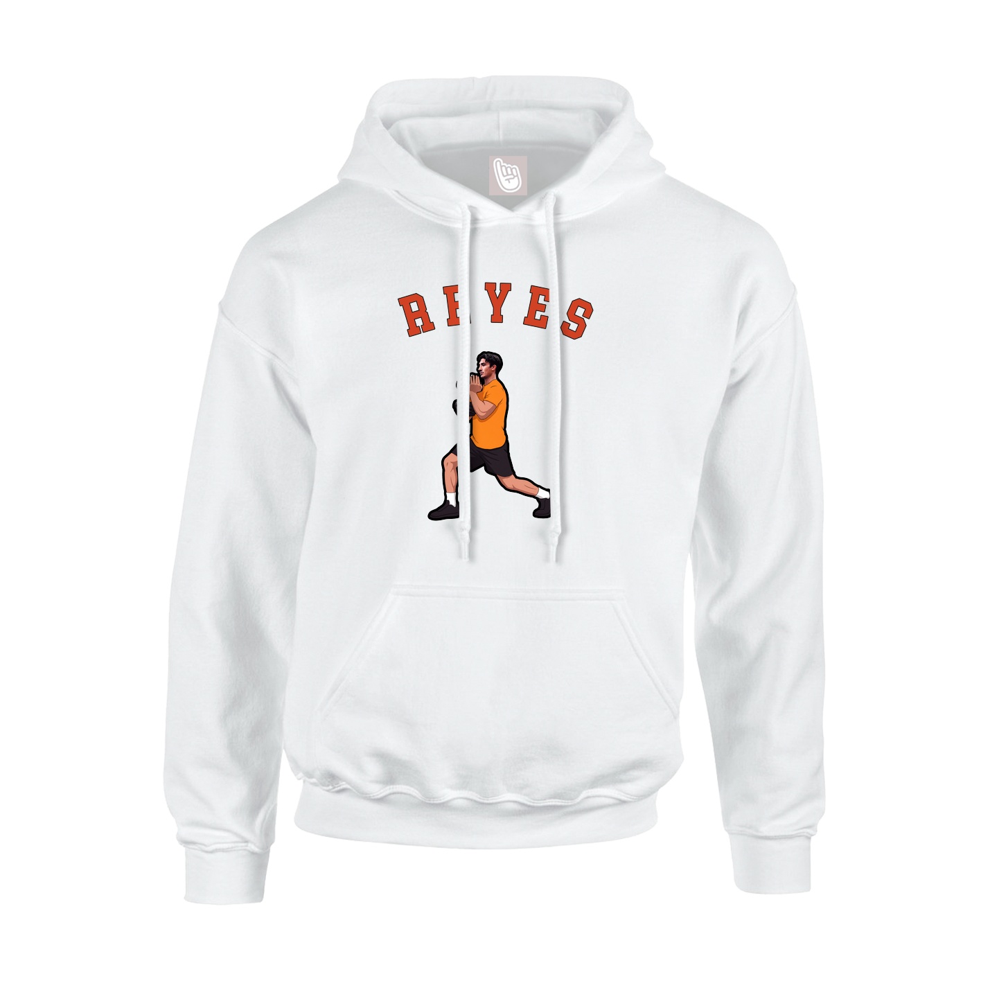Youth Hoodie — Shirsey Arch in White