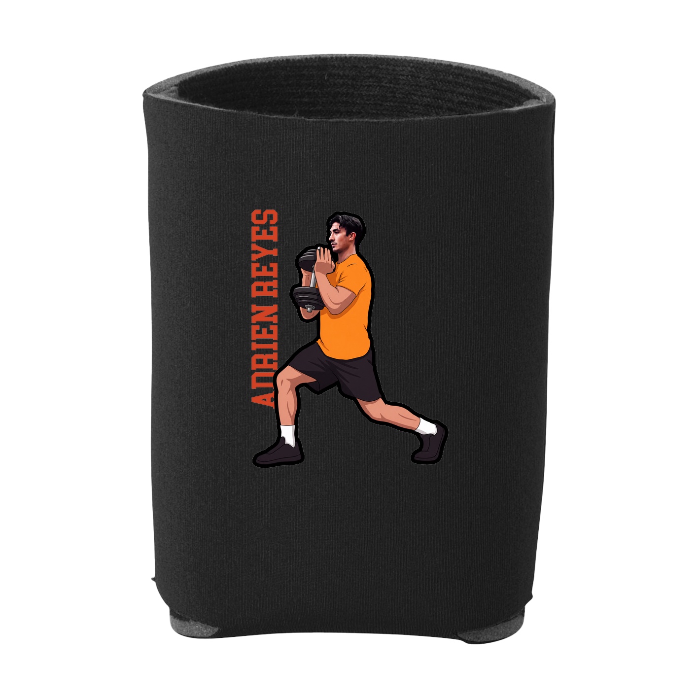 Can Holder — Name Vertical in Black