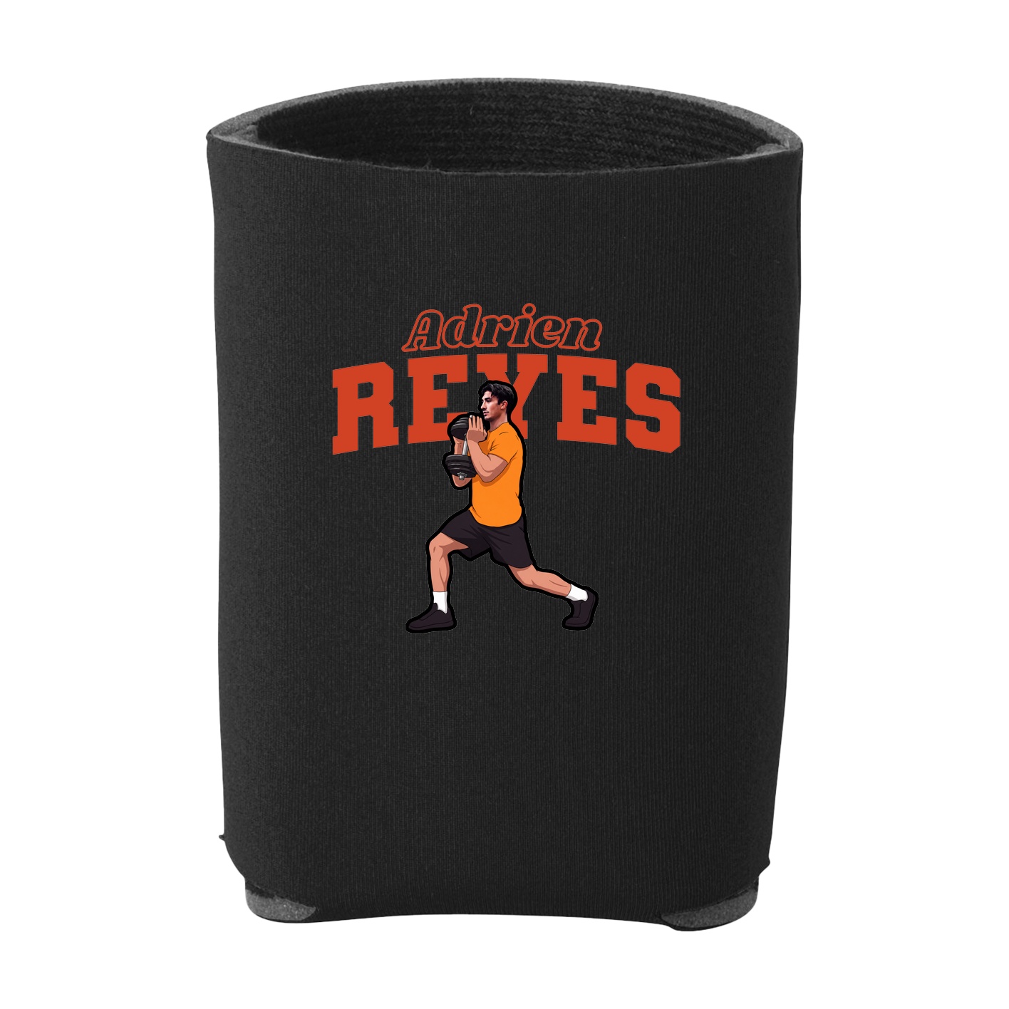 Can Holder — Name Arch in Black