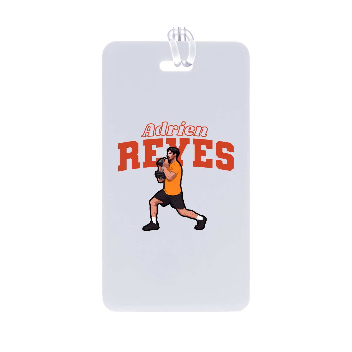 Bag Tag — Name Arch in Classic