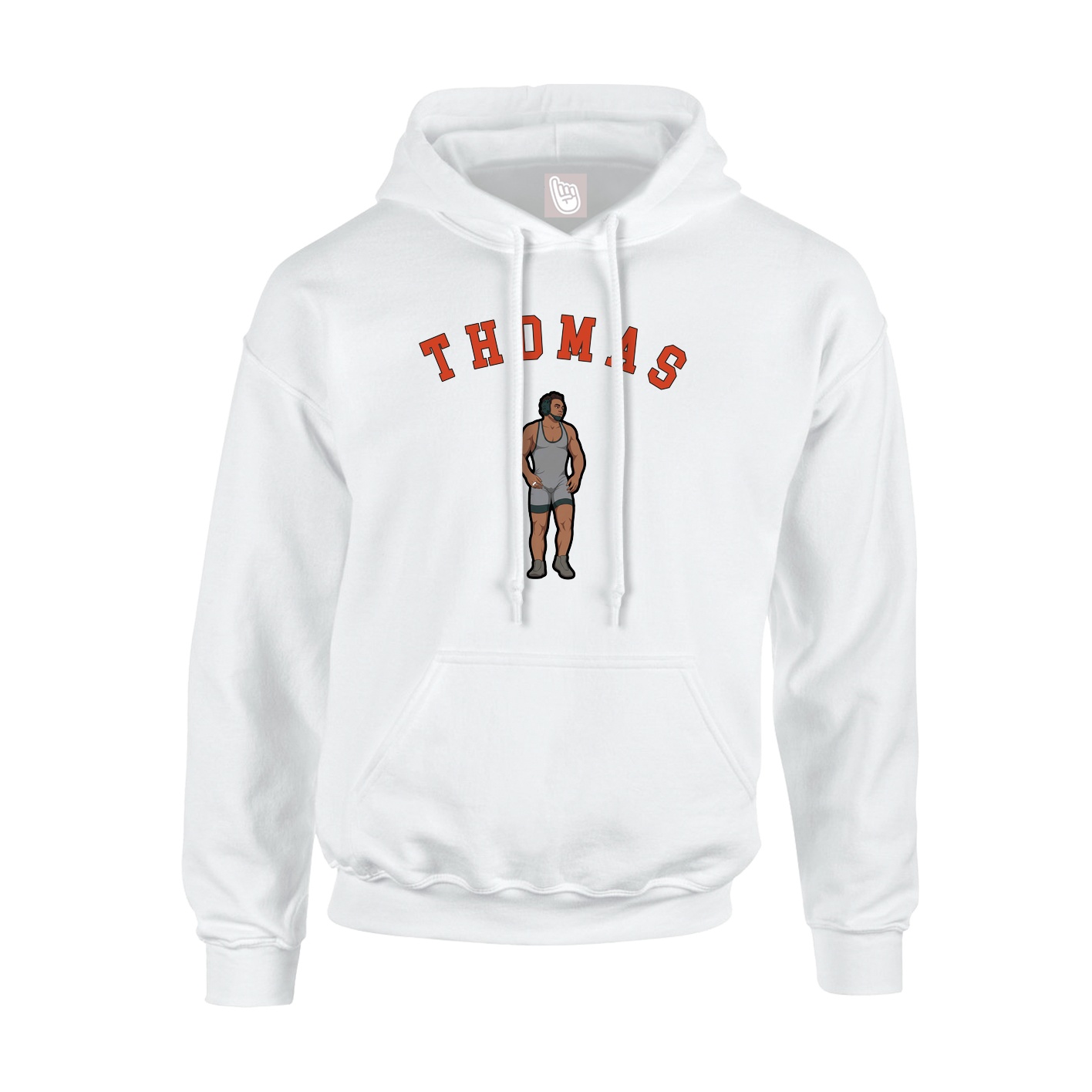 Youth Hoodie — Shirsey Arch in White