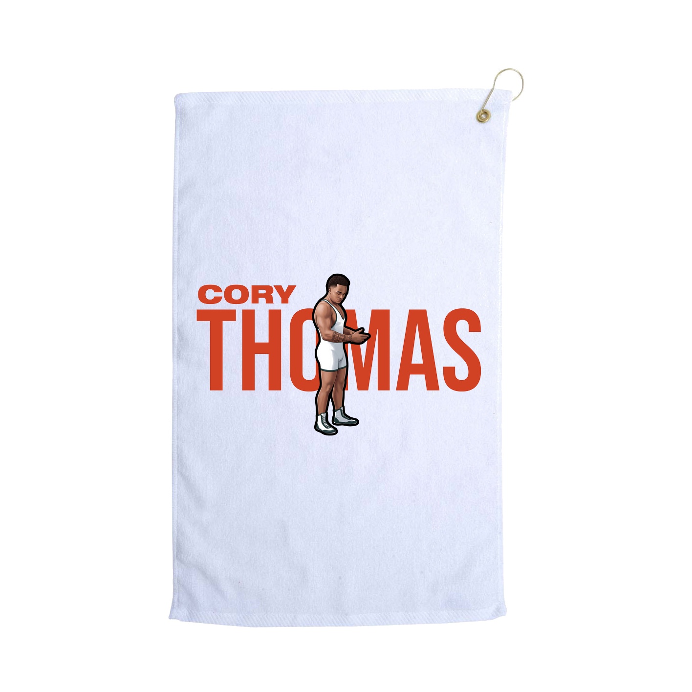Golf Towel — Player Name in White