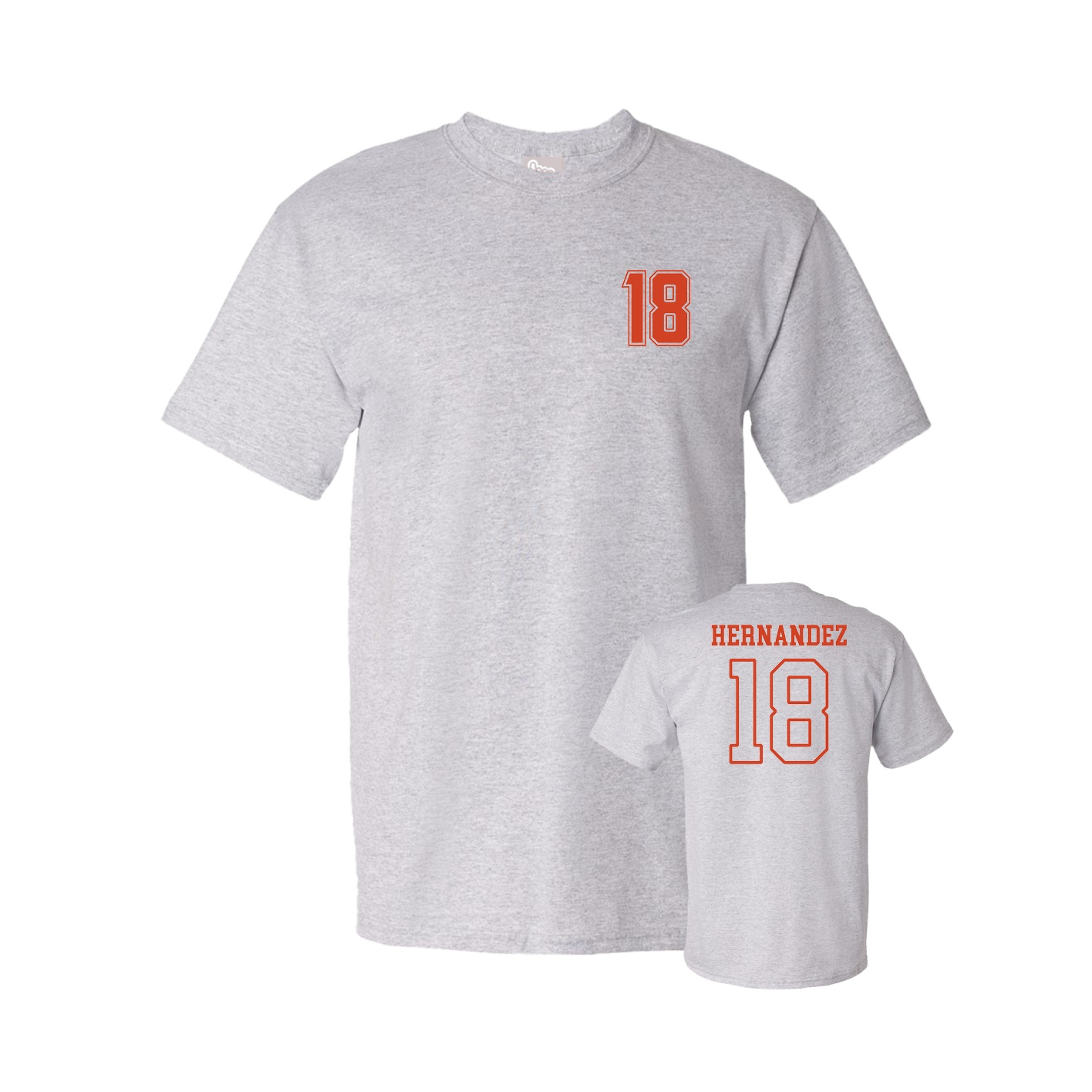 Tee — Chest Back in Grey