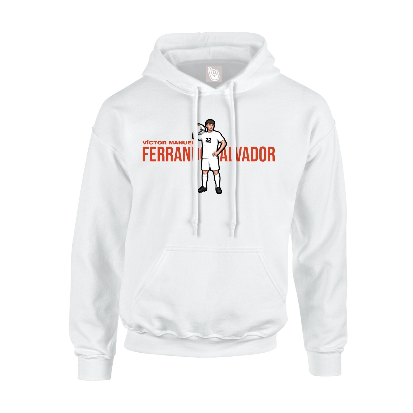 Hoodie — Player Name in White