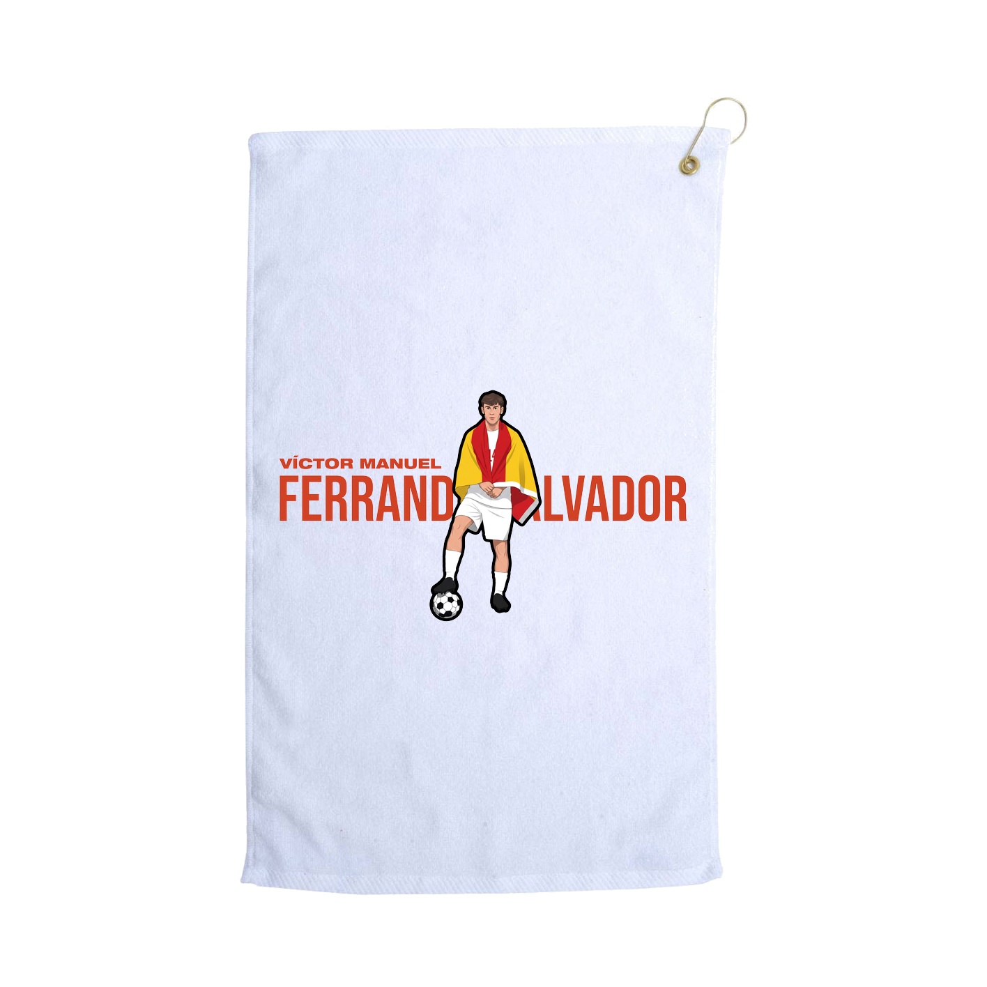 Golf Towel — Player Name in White