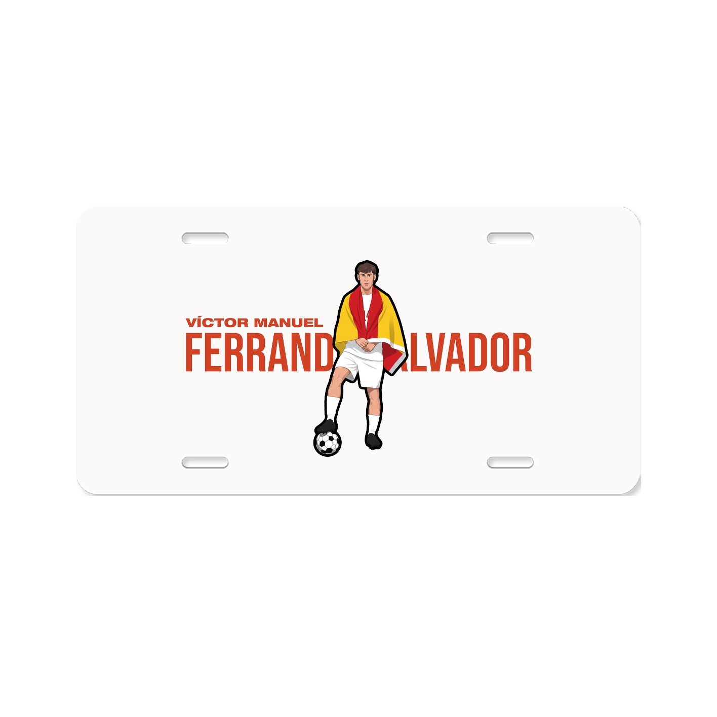 License Plate — Player Name in Classic
