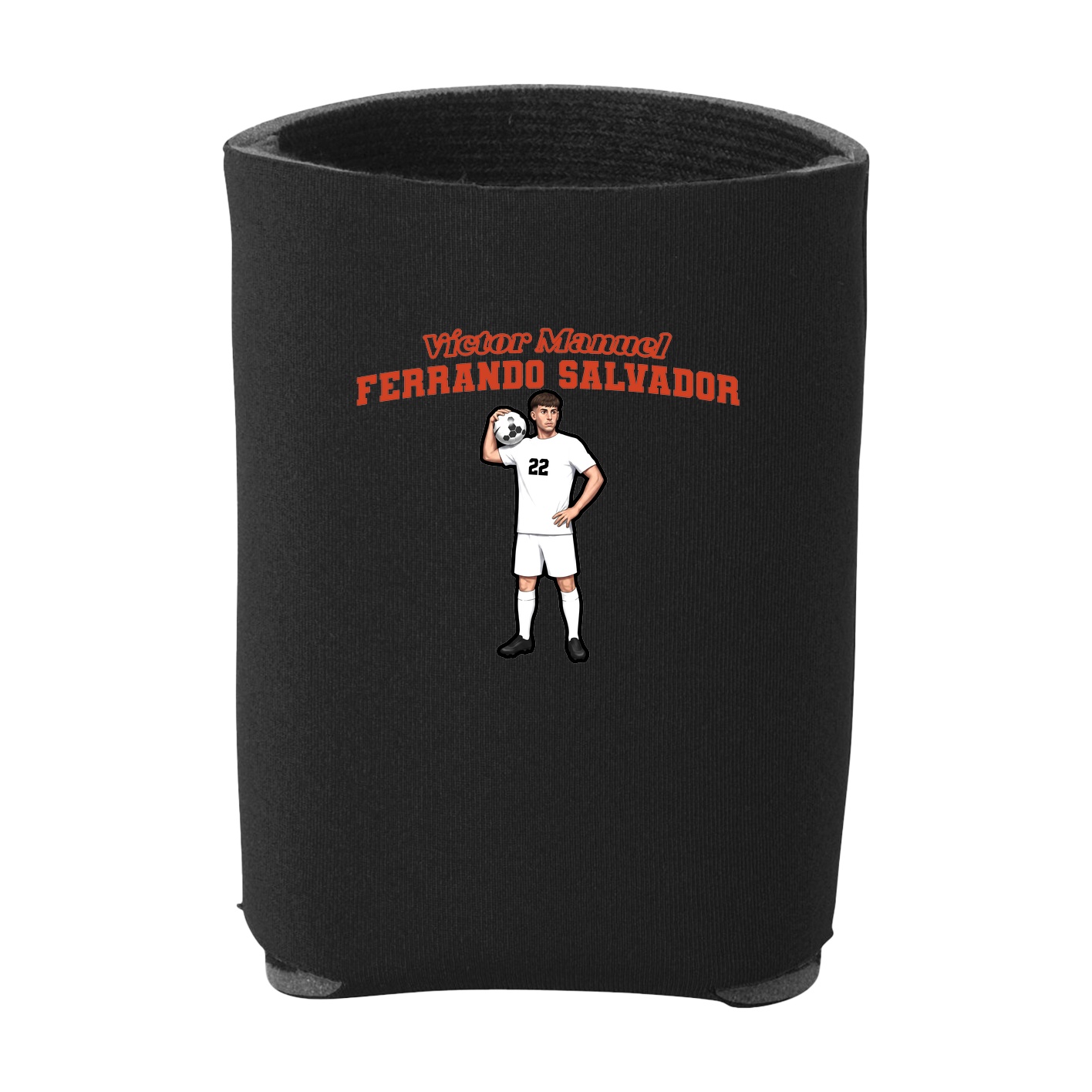 Can Holder — Name Arch in Black